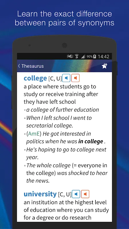 Thesaurus应用截图