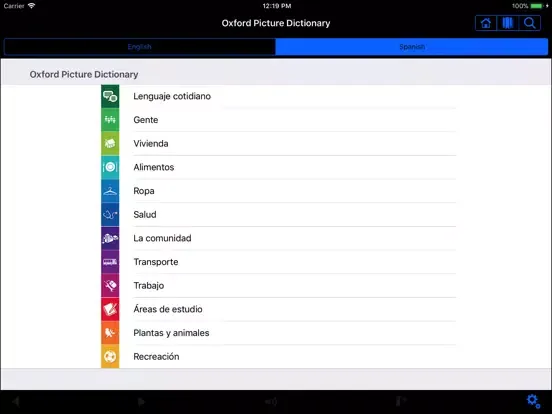 Oxford Picture Dictionary Demo iPad 应用截图