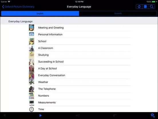 Oxford Picture Dictionary Demo iPad 应用截图