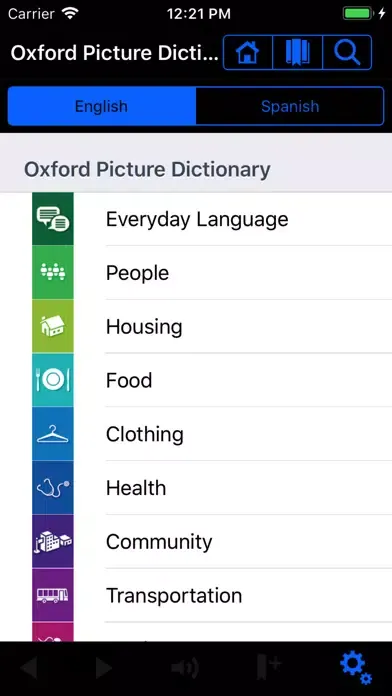 Oxford Picture Dictionary Demo应用截图