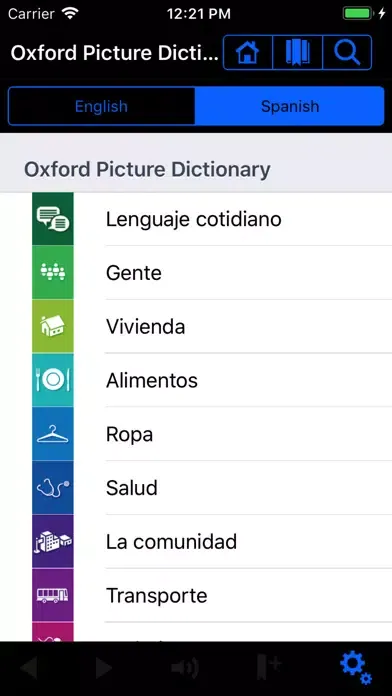 Oxford Picture Dictionary Demo应用截图