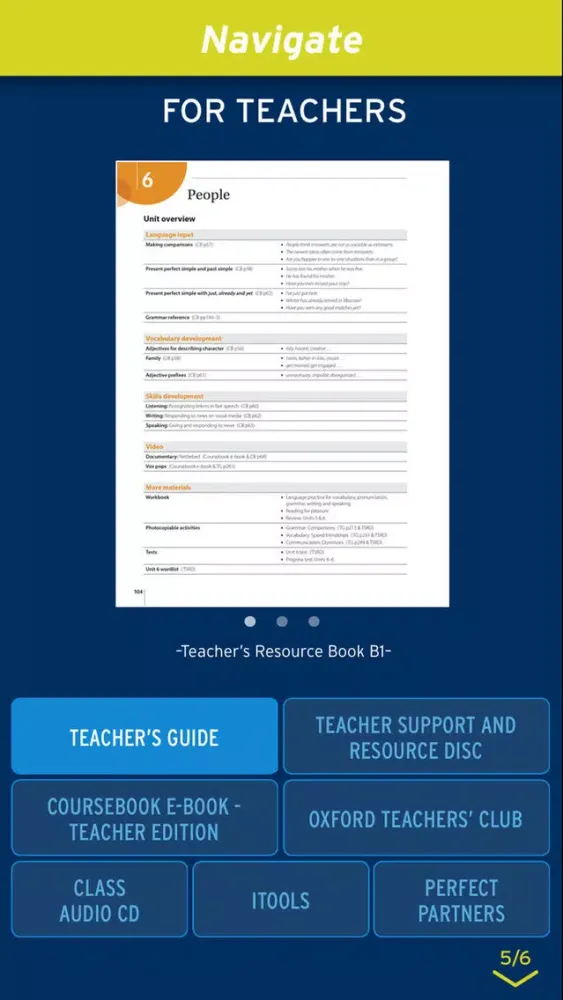 Capturas de pantalla de OUP ELT Catalogues