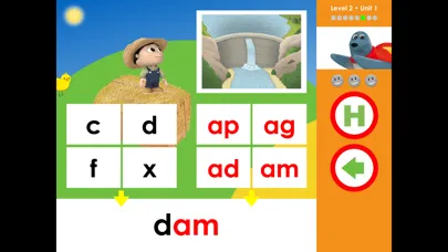 Tangkapan skrin Oxford Phonics World: Personal