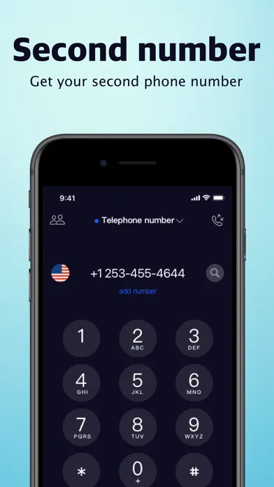 ภาพหน้าจอของ ClearCall: Safe 2nd Number
