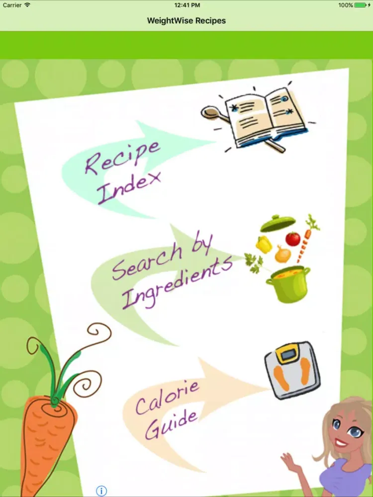 Ảnh chụp màn hình của Weight Wise Recipes iPad 