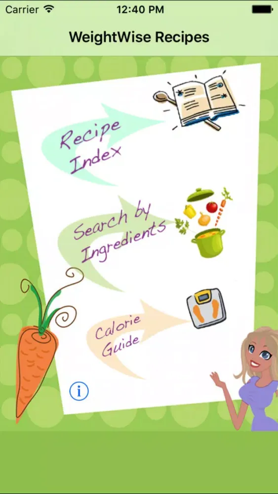 Ảnh chụp màn hình của Weight Wise Recipes