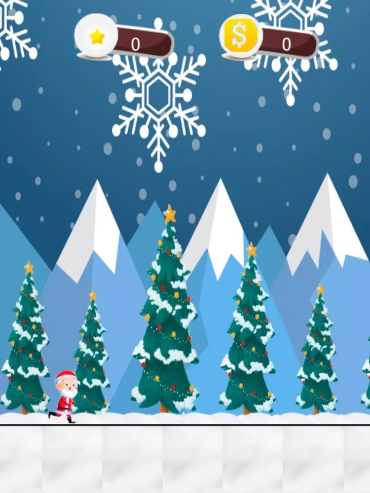 ภาพหน้าจอของ Classic Santa Run iPad 