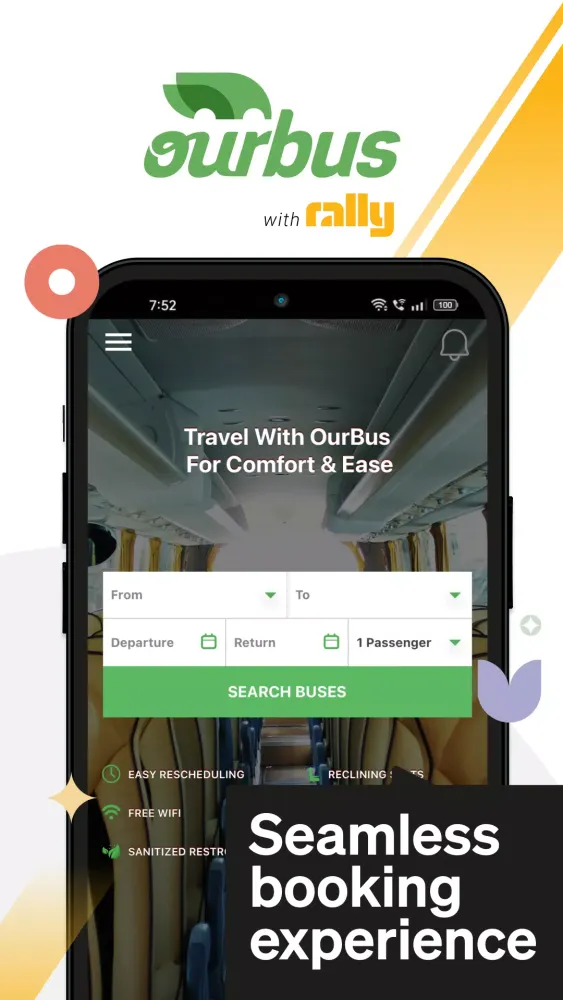 Capturas de pantalla de Ride with OurBus App
