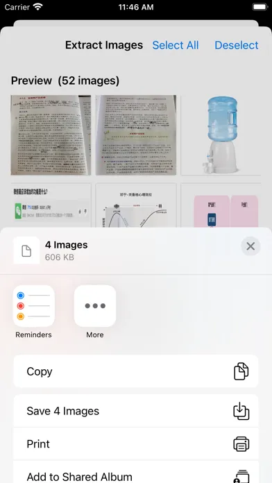 PDF Extractor Screenshots
