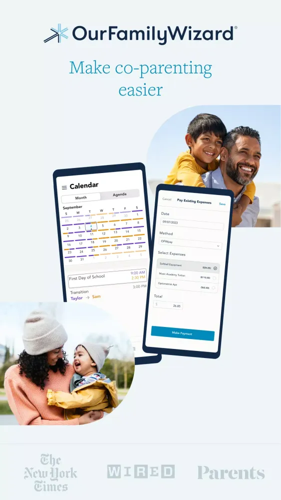 OurFamilyWizard Co-Parent App应用截图