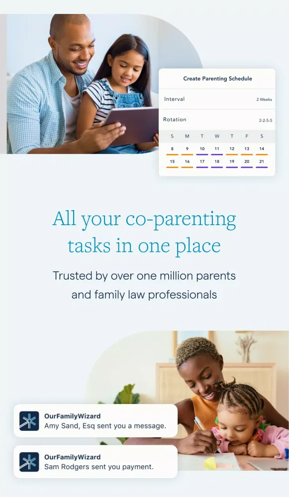 OurFamilyWizard Co-Parent App应用截图