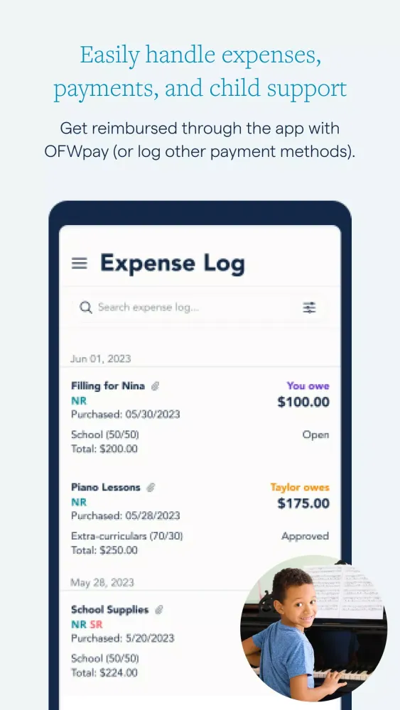 OurFamilyWizard Co-Parent App应用截图