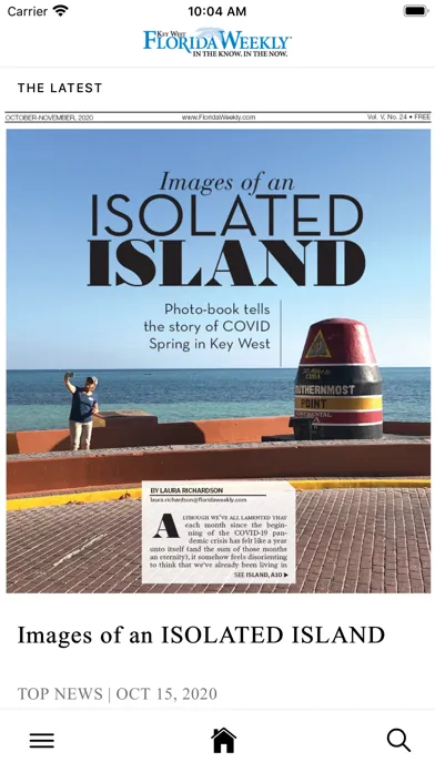 Florida Weekly Mobile Screenshots