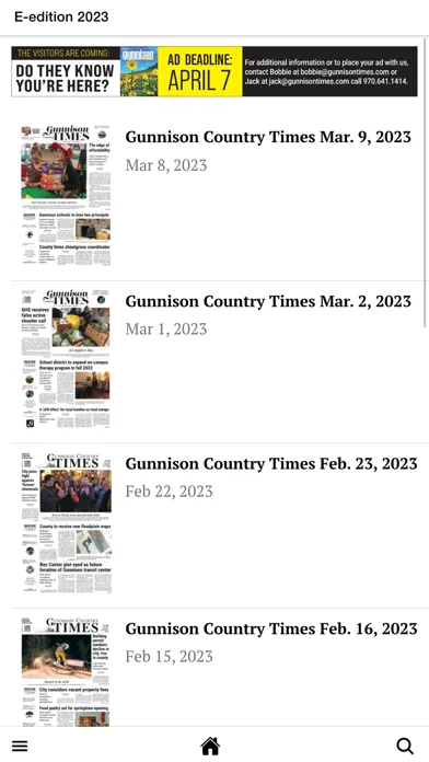Screenshot di Gunnison Country Times