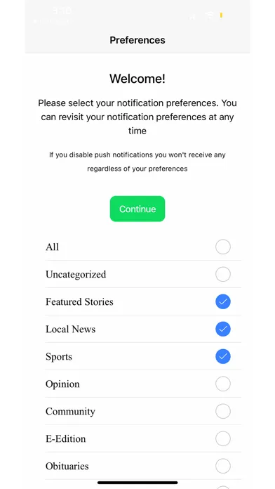 The Telegram سکرین شاٹس