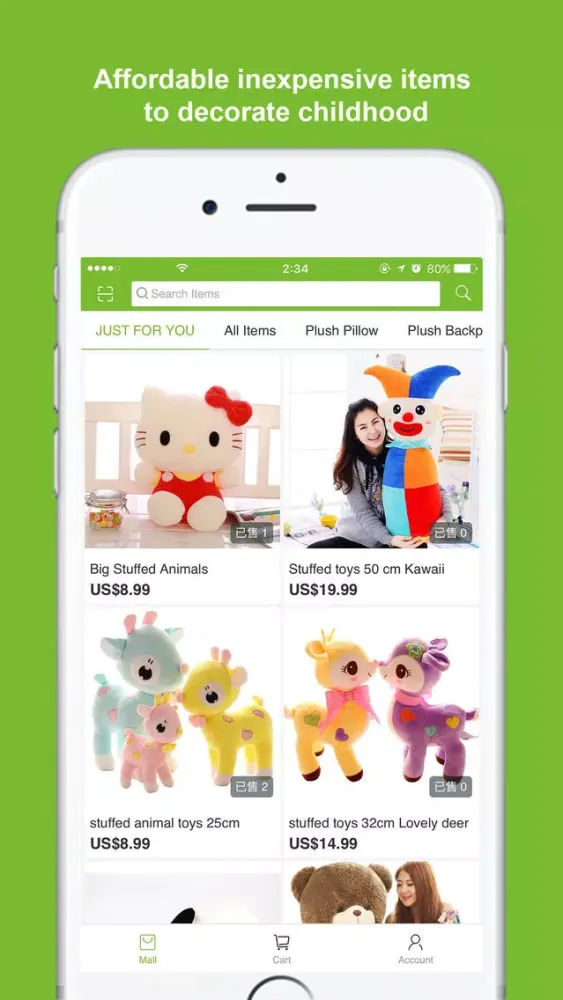 Ảnh chụp màn hình của iToys Mall