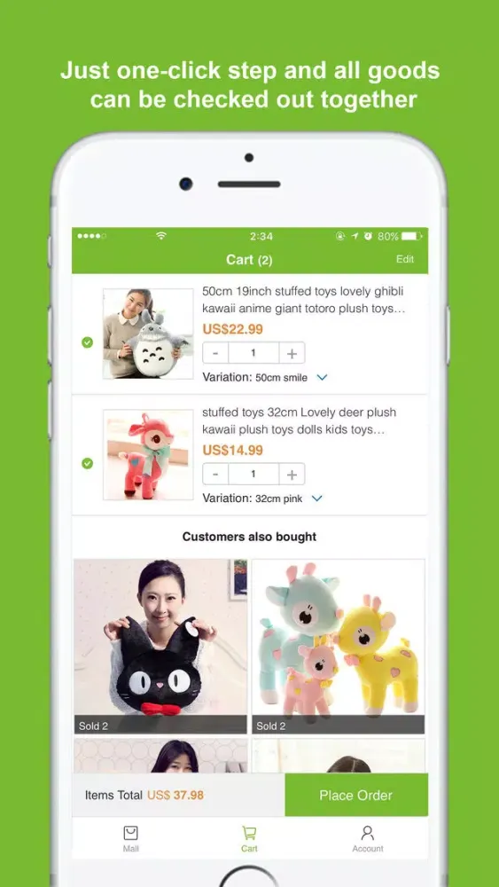 Ảnh chụp màn hình của iToys Mall
