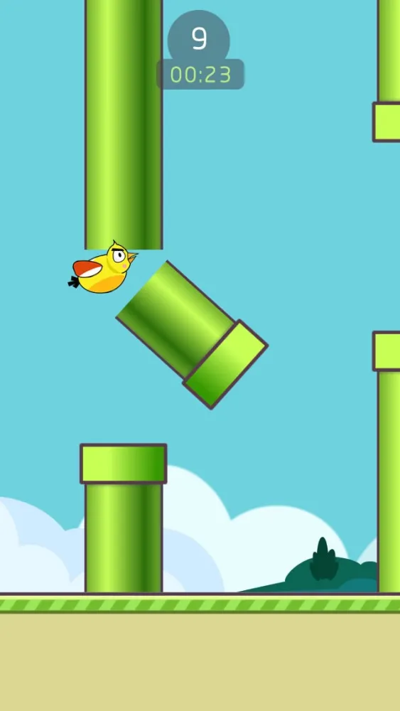 Capturas de tela do Fatty Bird Never Dies: Crash the Pipes!