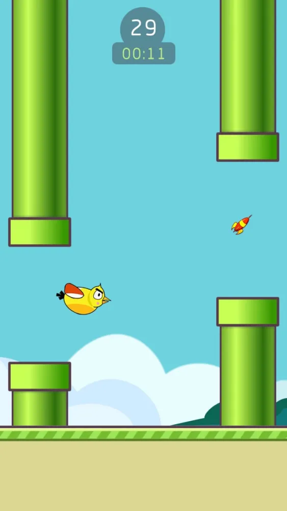 Capturas de tela do Fatty Bird Never Dies: Crash the Pipes!