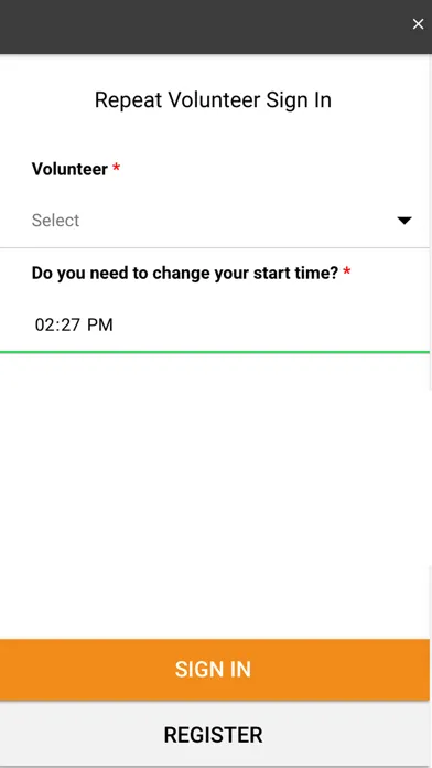 Volunteer Check In Kiosk应用截图