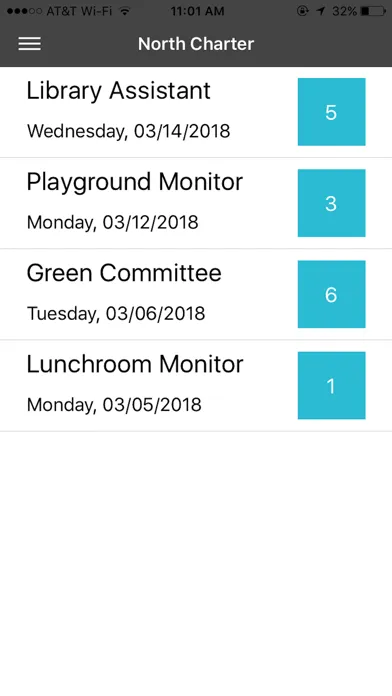 Volunteer Time Tracking應用截圖