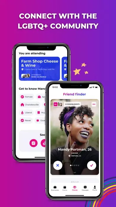 Zrzuty ekranu Out: the LGBTQ+ social app