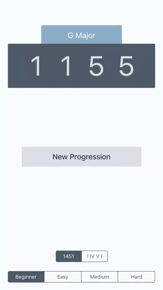 Screenshot di Key Degrees - Chord Progression Training