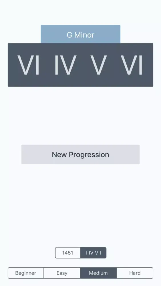 Screenshot di Key Degrees - Chord Progression Training