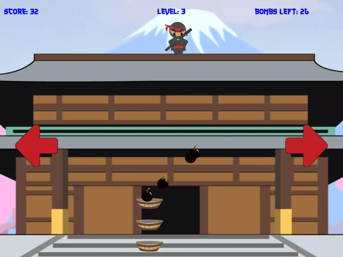 Screenshot di Ninja Bomb Drop iPad 