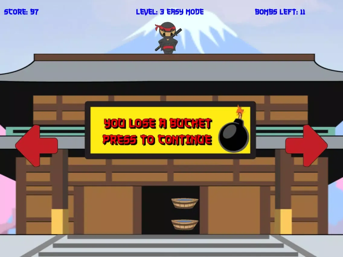 Screenshot di Ninja Bomb Drop iPad 