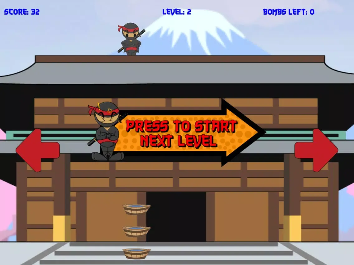 Screenshot di Ninja Bomb Drop iPad 