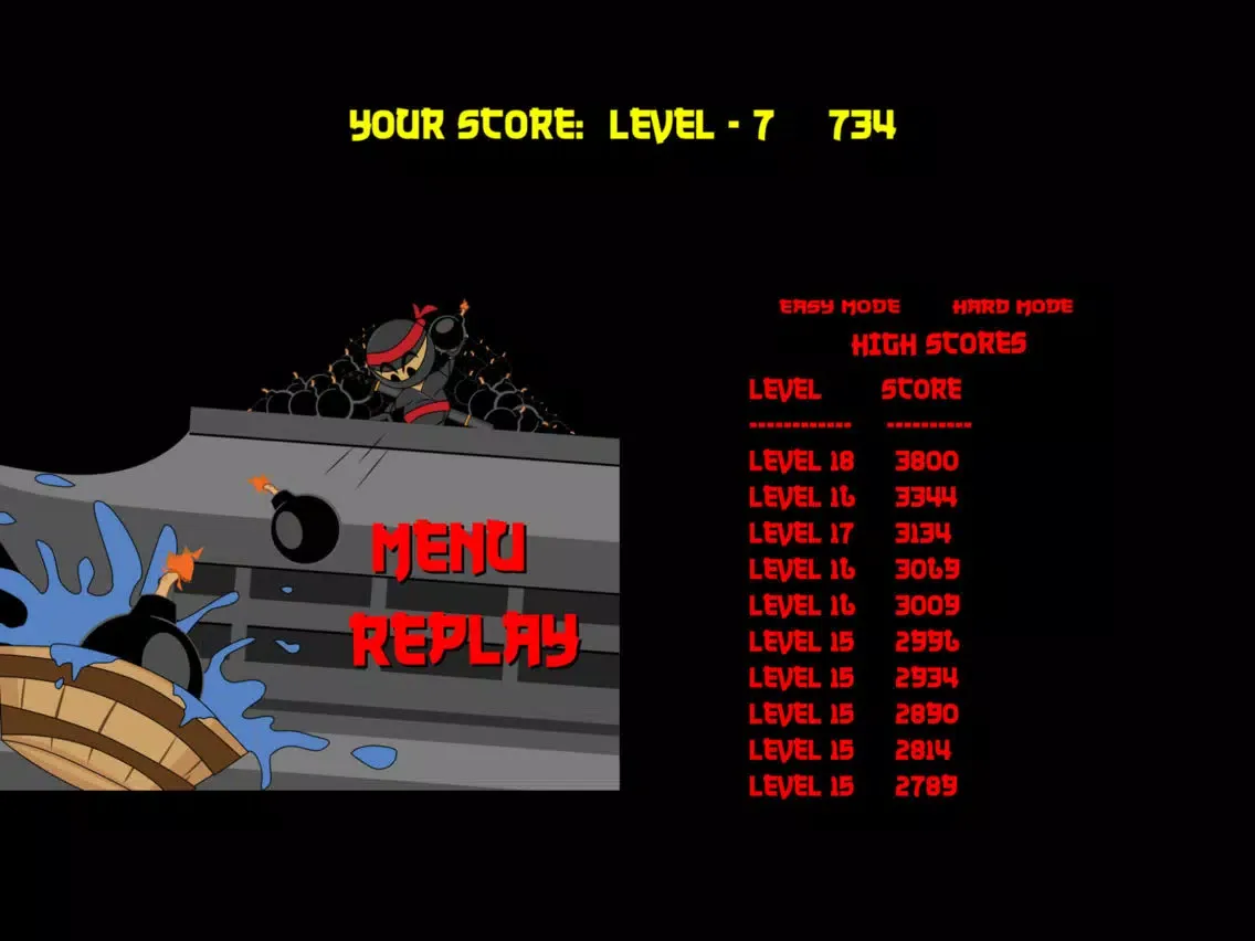 Screenshot di Ninja Bomb Drop iPad 