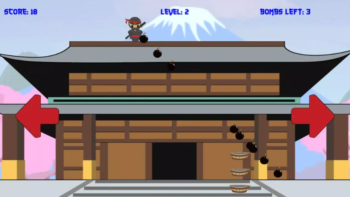 Screenshot di Ninja Bomb Drop