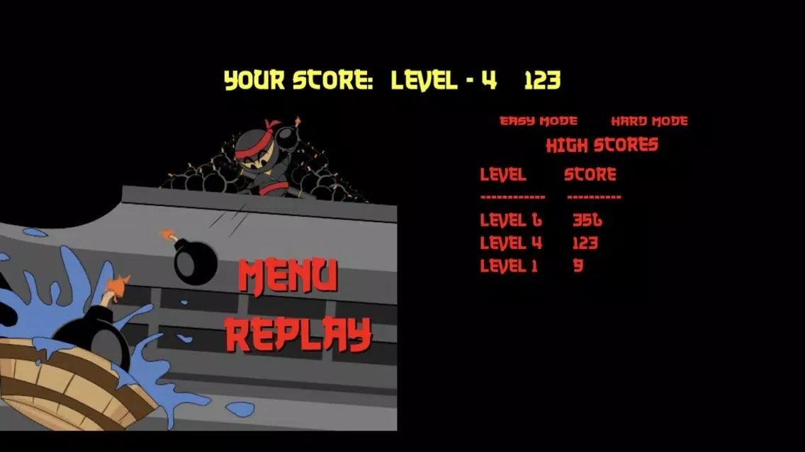 Screenshot di Ninja Bomb Drop