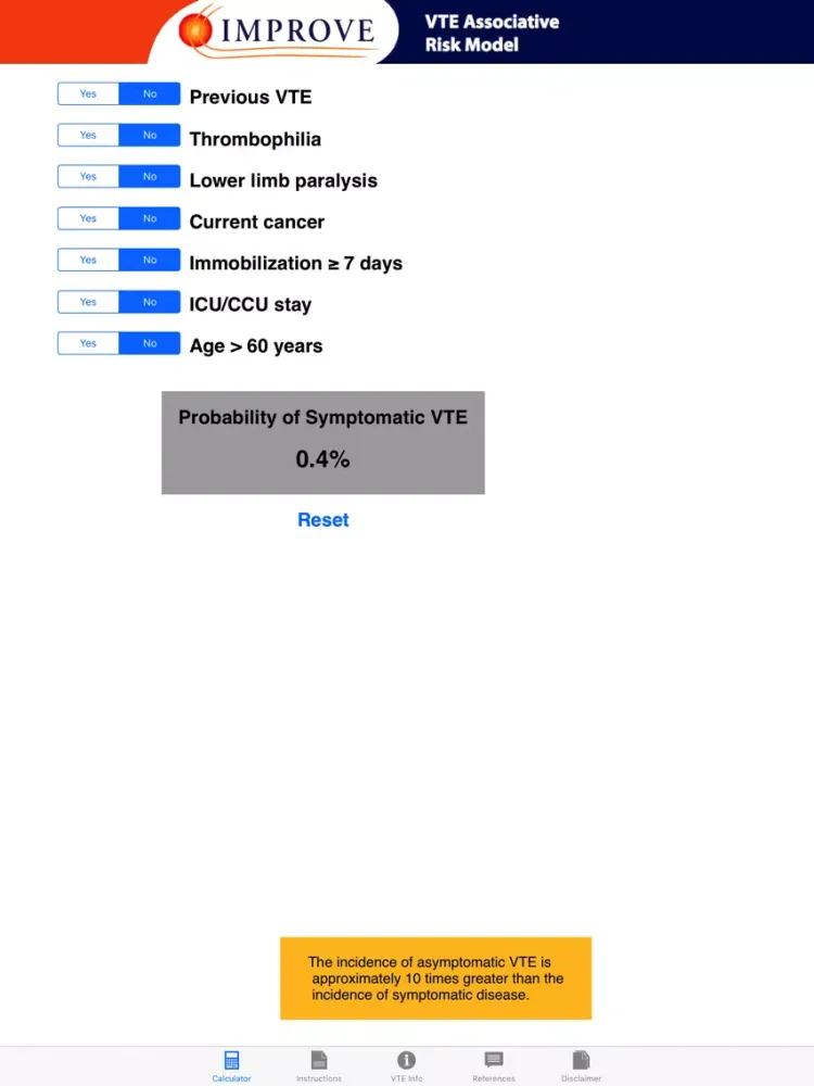 VTE Associative Model iPad  Screenshots