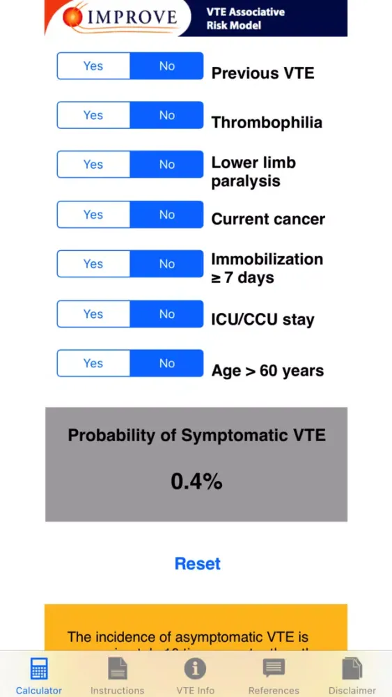 VTE Associative Model Screenshots