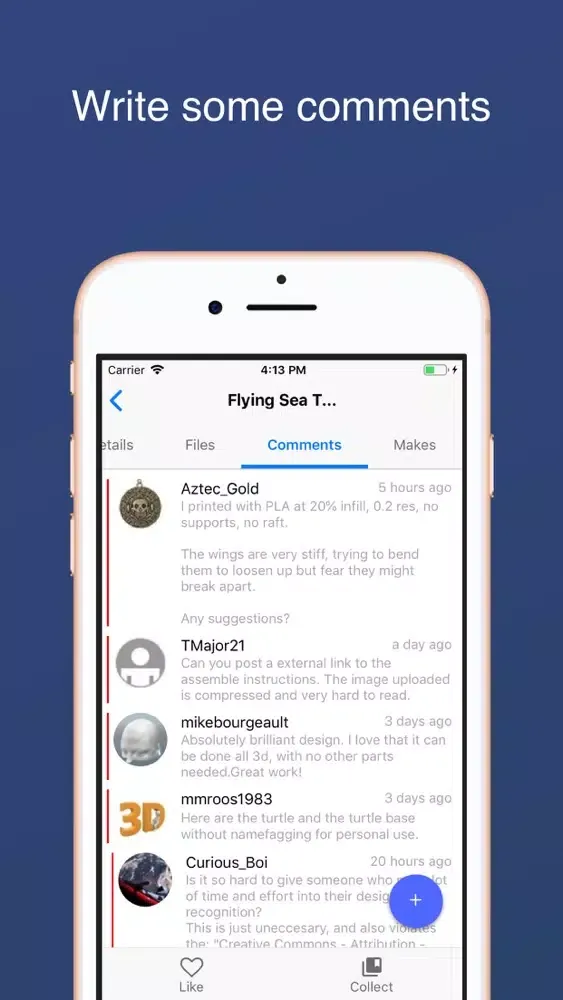 Tangkapan layar ThingExplorer