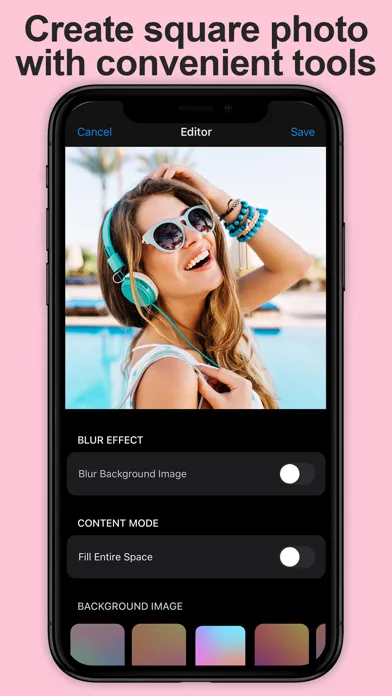 Square Pic No Crop Photo Screenshots