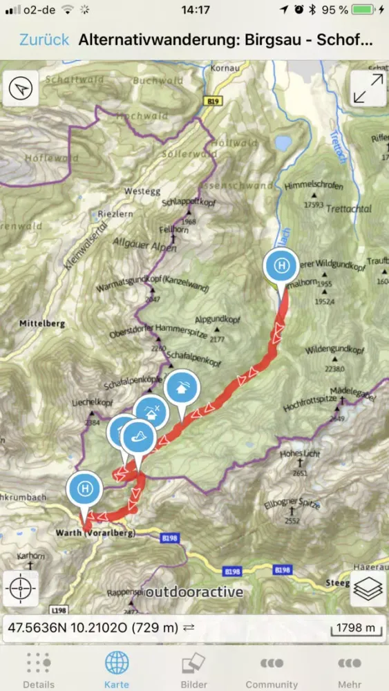 Capturas de pantalla de AbenteuerWege: Karten & Route
