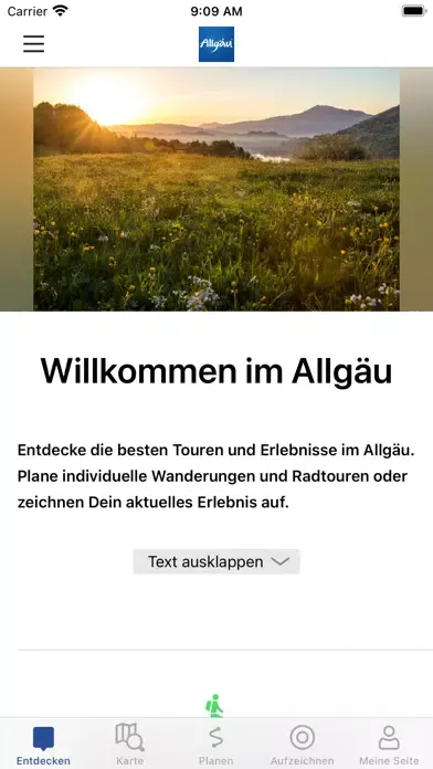 Capturas de tela do Allgäu
