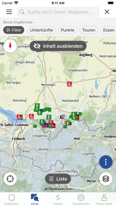 Capturas de tela do Allgäu