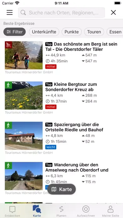 Capturas de tela do Allgäu
