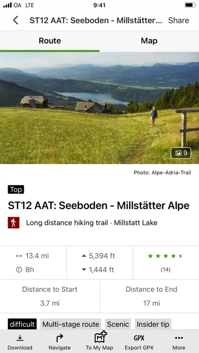 Alpe Adria Trail スクリーンショット