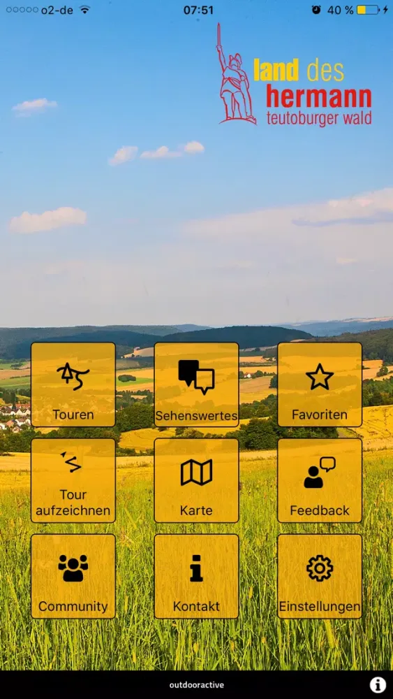 Wandertouren im Land des Hermann应用截图