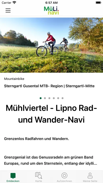 Capturas de pantalla de Mühlviertel LIPNO Bike&Hike