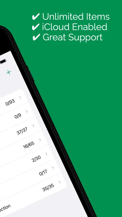 Captures d'écran de RV Checklist App