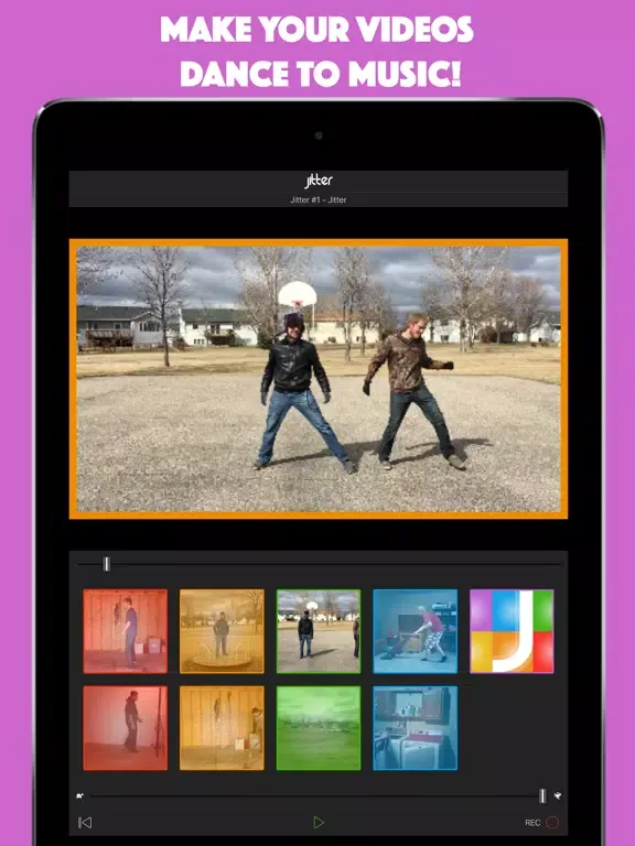 Jitter - Dance Music DJ Player & Video Maker iPad  Screenshots