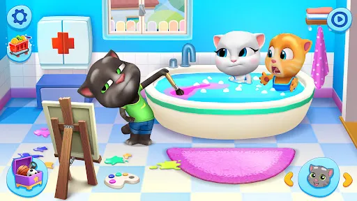 ภาพหน้าจอของ My Talking Tom Friends