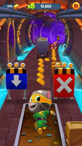 Captures d'écran de Talking Tom Gold Run