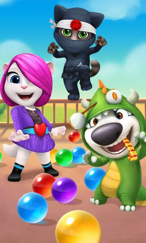 Talking Tom Bubble Shooter Screenshots1